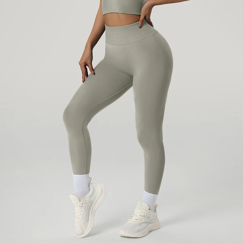 Leggings da yoga per donna estiva Fitness Corsa Allenamento Abbigliamento da palestra Pantaloni Pantaloni da yoga traspiranti ad asciugatura rapida a vita alta