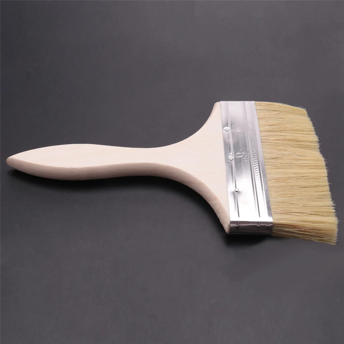 220 x 135mm Wide Bristle Hair Wooden Handle Paint Brush Wall Painting Tool