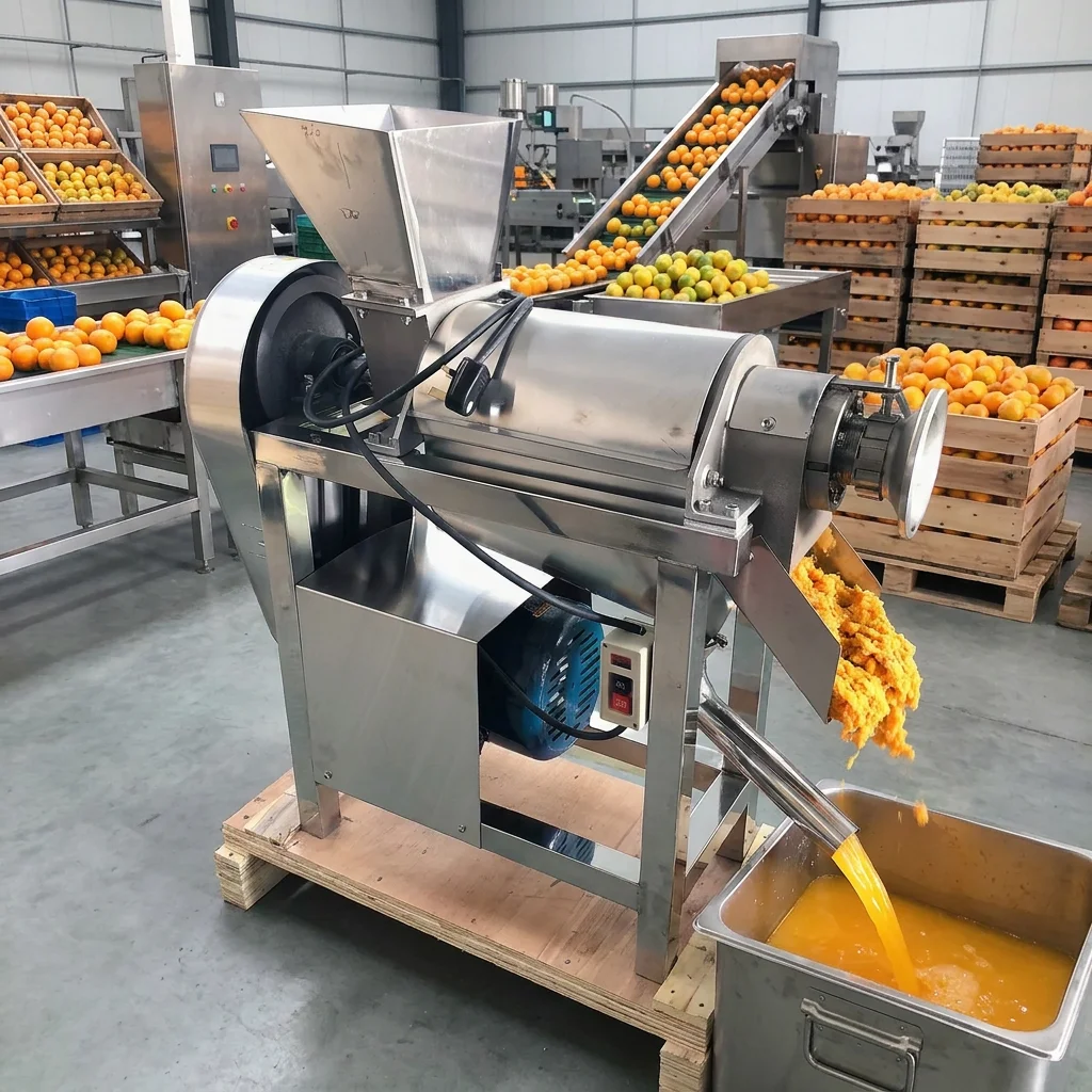 Industrial Juicer Commercial Cold Press Fruit Vegetable Juicer Machine Stainless Steel Orange Citrus Lemon Juice Extractor
