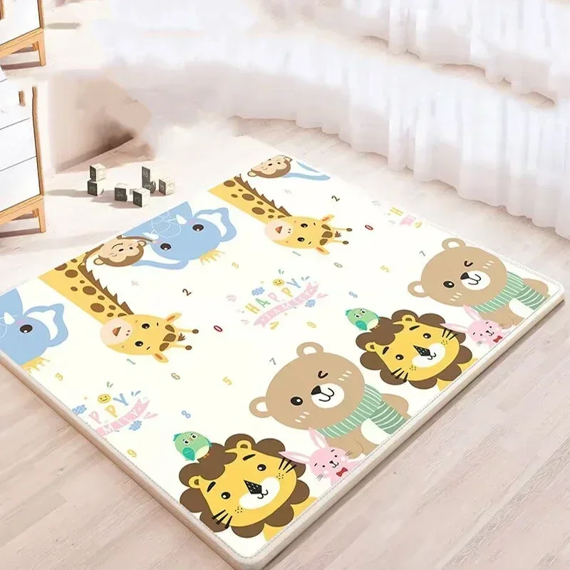 2024 New Style Environmentally Friendly Thick Baby Crawling Play Mats Folding Mat Carpet Play Mat for Children\'s Safety Rug Gift