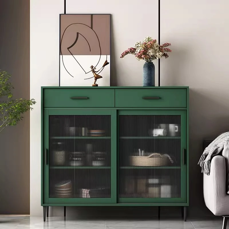 

120x40x110cm luxury storage cabinets Multipurpose mid century modern drawers cabinet living room locker cabinet home furniture