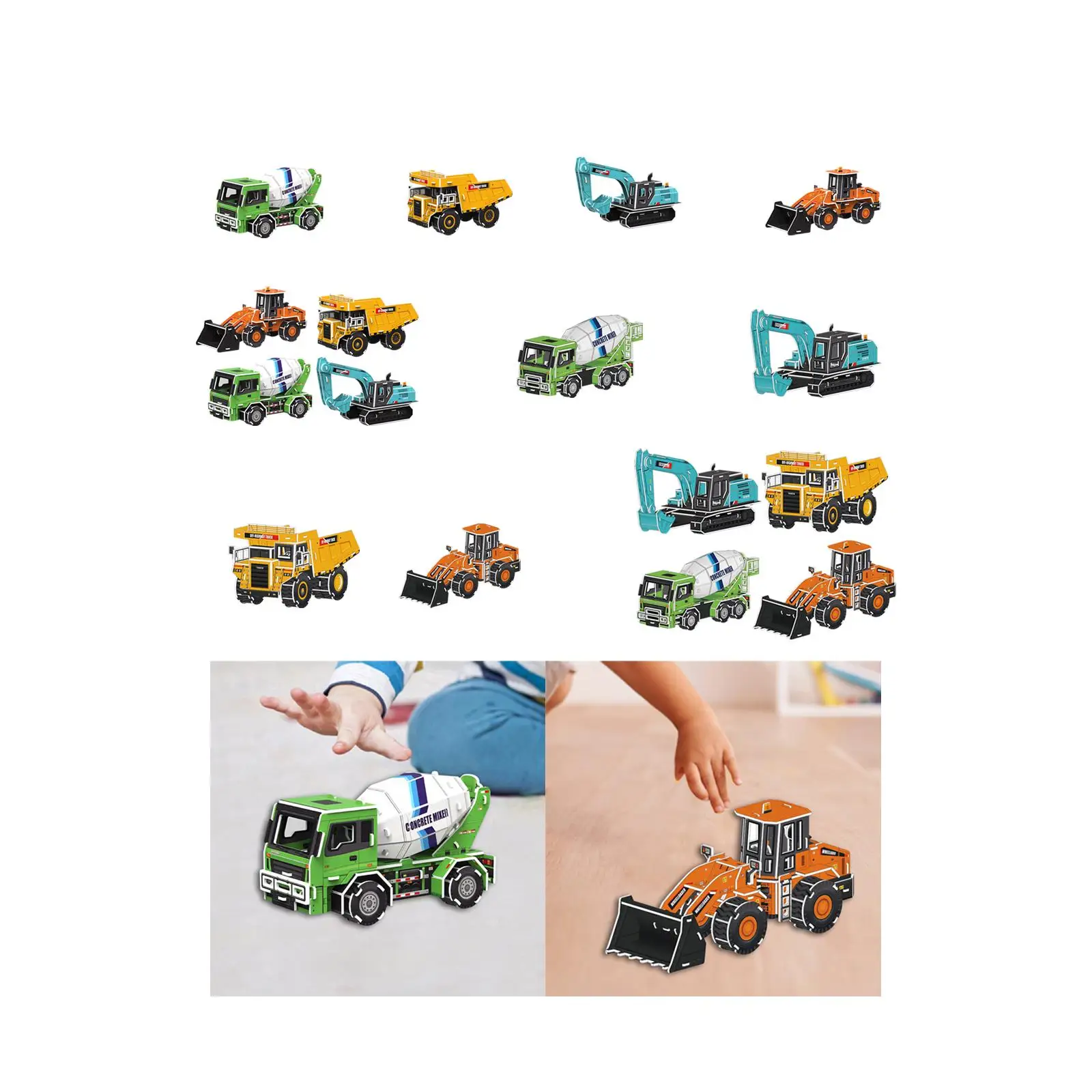 Creative DIY Model Building Kit 3D Paper Puzzle DIY Set for Boys Girls Gift