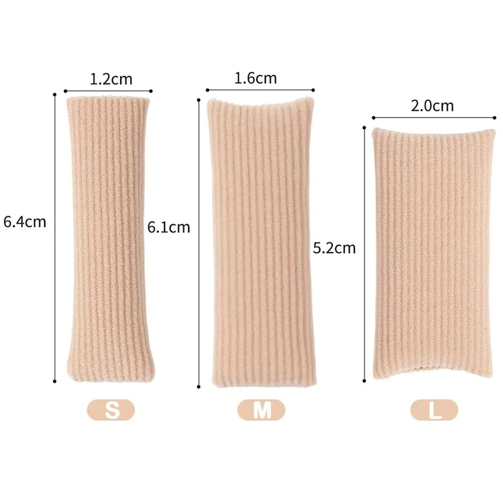 Novo tecido separador de dedo do pé removedor de calos de milho escalável protetor de dedo macio espaçador tubo manga cuidados com os pés ferramentas pedicure