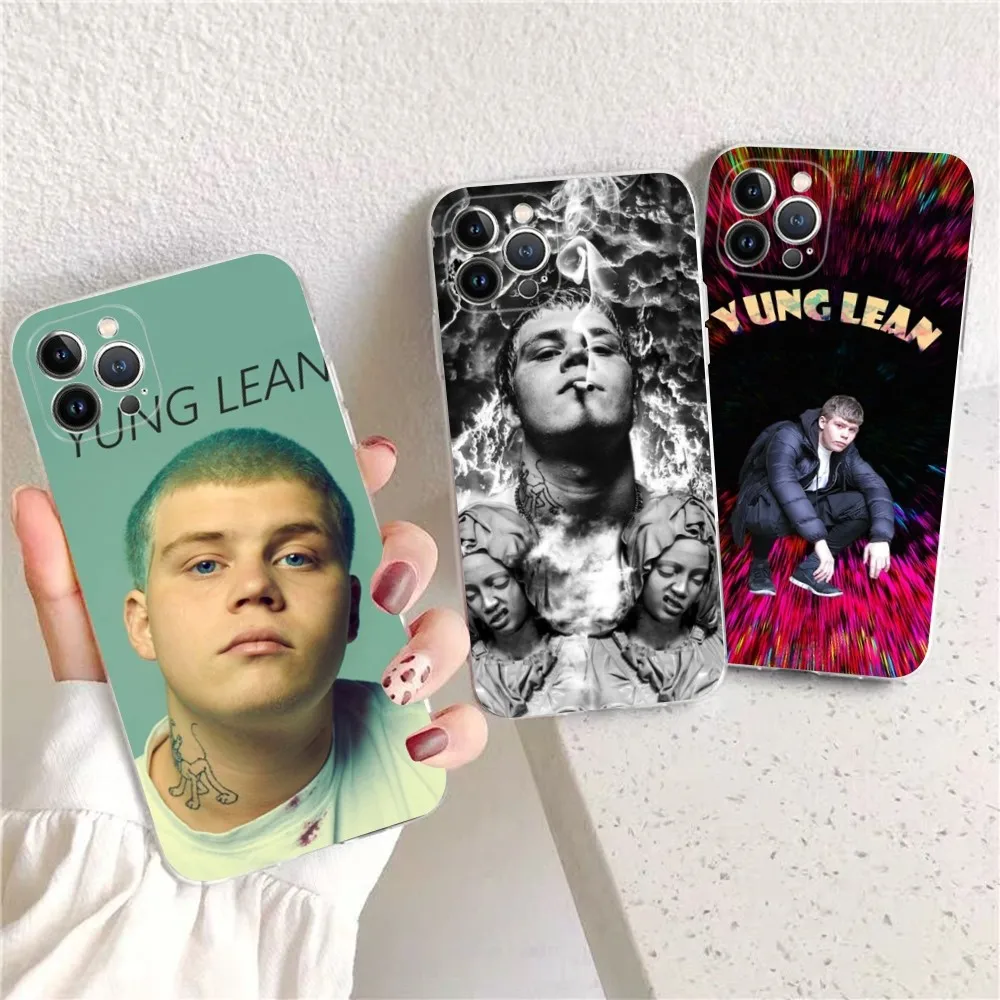 Yung Lean Rapper Phone Case For IPhone 13 14 Pro Max XS XR 12 11 Pro 13 Mini 6 7 8 Plus Clear Back Cover Capa