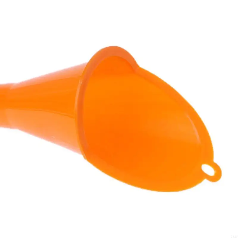 781E Multipurpose Long Stem Plastic Funnel for Cars Gas Tanks Engine Oil Water Liquid