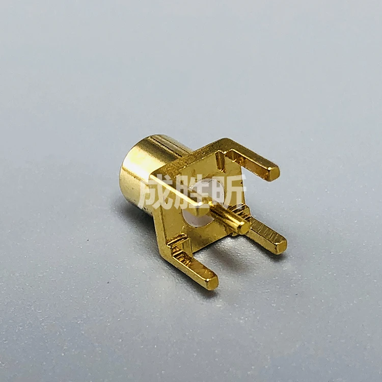 MCX-KE Printed Board Holder MCX-KHD Five-leg Angled Antenna Holder MCX Female PCB Board End Socket