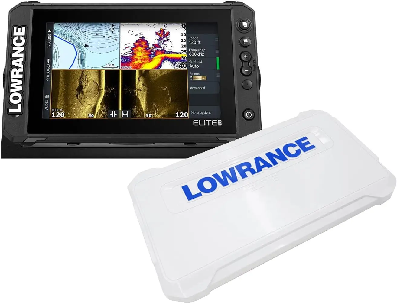 with Active Imaging 3-in-1 Transducer,  C-MAP Contour+ Charts and Protective Cover Bundle