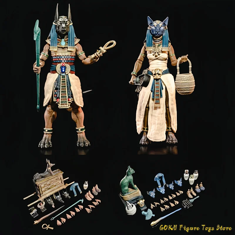 1/12 Limited Four Horsemen Studio Scale Collectibles Anubis Figure Ancient Egyptian Goddess Bastet Bast 6