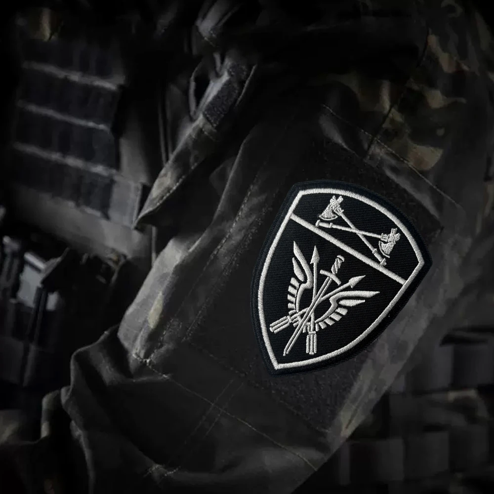 Parche bordado OMON Rosguardy con velcro – Insignia táctica militar - imagen 4