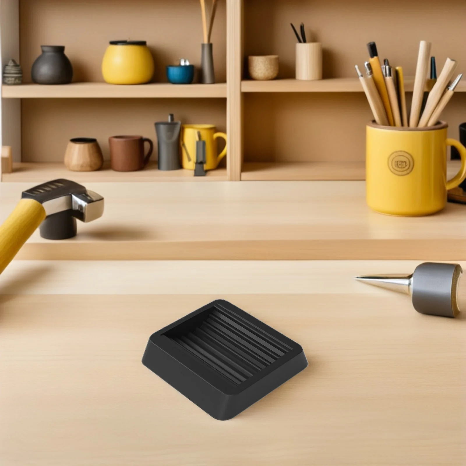 

5pcs Wheel Anti-Skid Pad 50X64Mm Tpu Non-Slip Furniture Floor Protector For Chairs Home Office Use Chair Leg Stopper