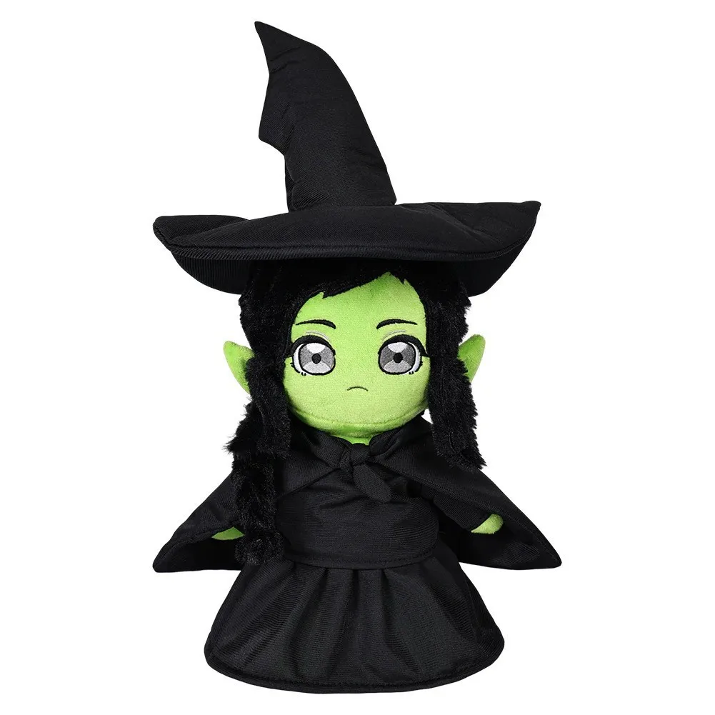 Wicked Cosplay Elphaba Plush Women Magic Witch Toys Soft Stuffed Dolls Mascot Xmas Gift