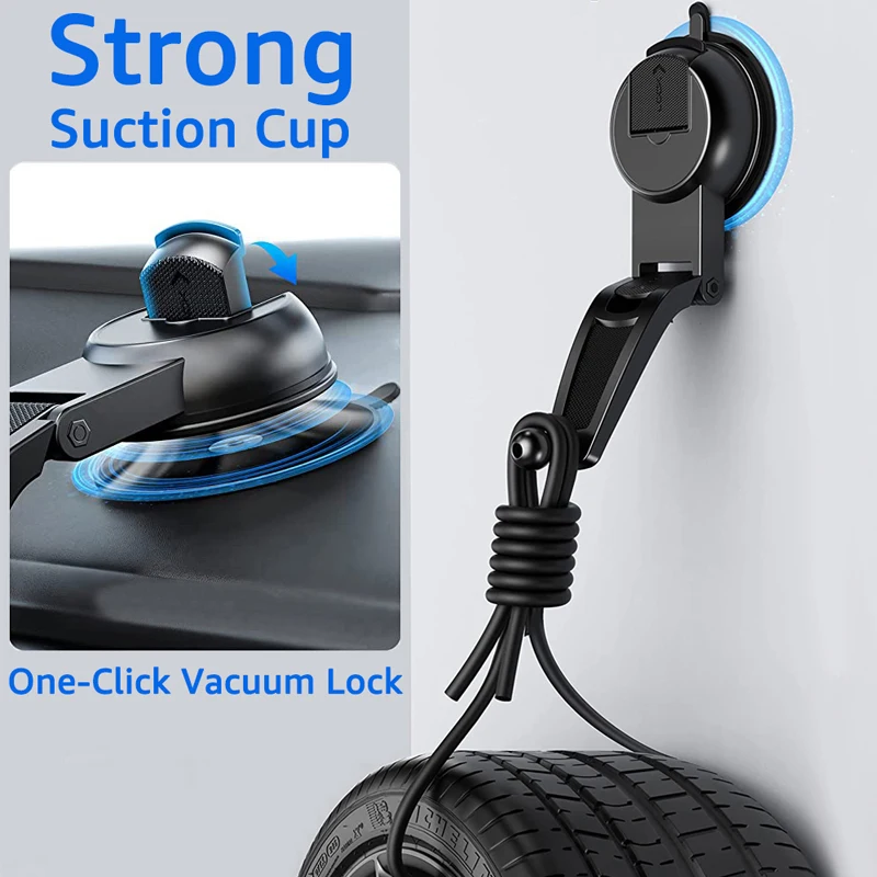 لـ MagSafe Car Mount 360 °   حامل هاتف السيارة المغناطيسي الدوران للوحة قيادة السيارة، كوب شفط، حامل الهاتف المحمول بمغناطيس قوي