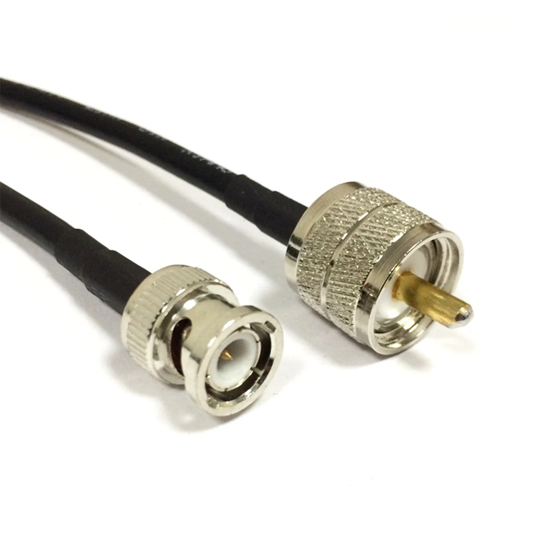 New Modem Coaxial Cable UHF  Male PL259  Switch  BNC  Plug  Connector  RG58 Pigtail  Adapter 50CM  20