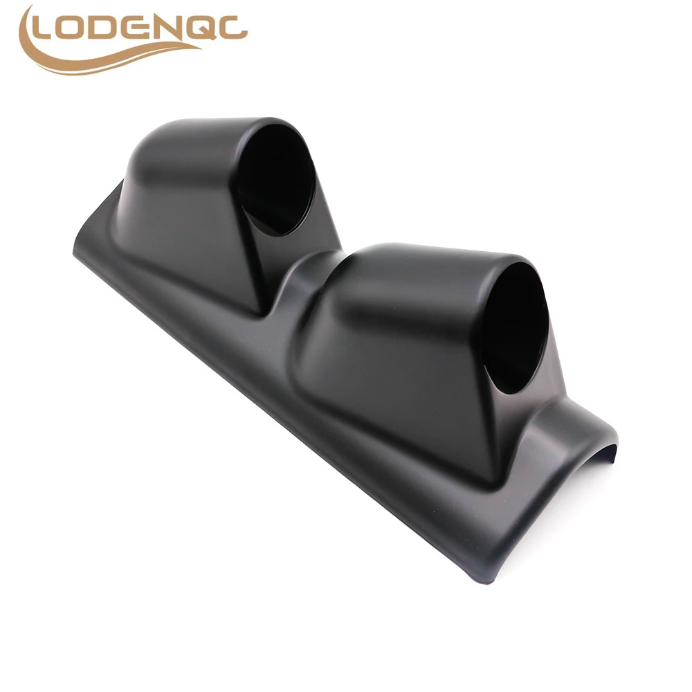 Car gauge pod 2 Inch 52mm black A Pillar Pod 2 Holes Gauge Holder Pod Left Drivers Side gauge pod car meter LC100579