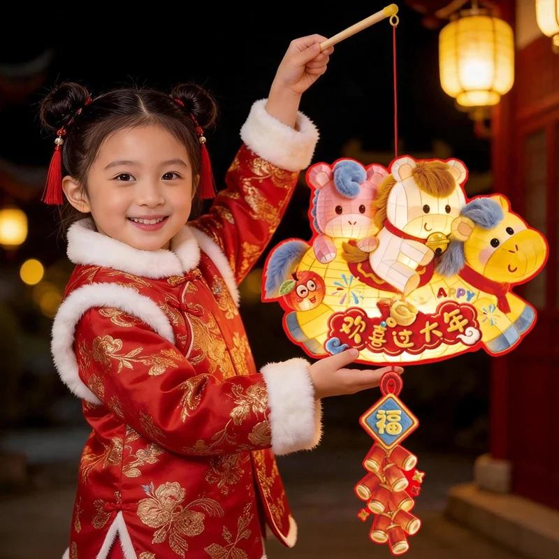 

Новинка! Набор для творчества: детский ручной фонарик-цветок к Новому году 2026. Материалы для DIY-поделок.