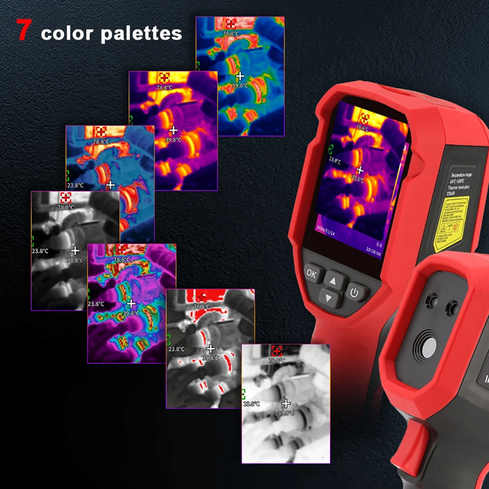 UNI-T UTi120S PLUS Thermal Imager Super Infrared Resolution 240x180 with Temperature Tracking & Alarm Thermal Imaging Camera view 2