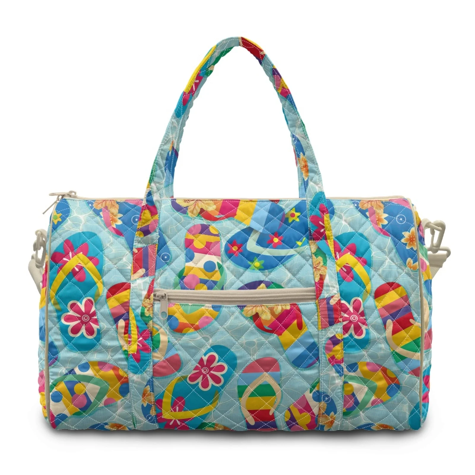 Coloranimal Flip Flop 2026 New Carry-On Tote for Women Adjustable Strap Carry On Tote