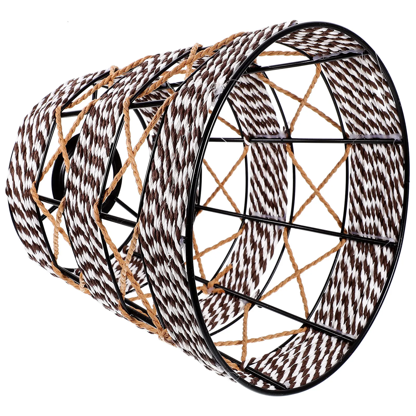 

Paper Rope Decorative Woven Lampshade Nordic Style Hanging Ceiling Light Cover for Home Bar Restaurant Light Shade