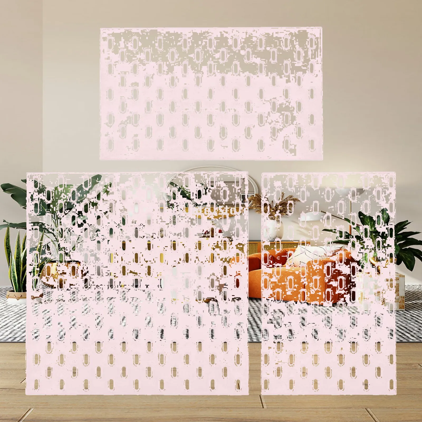 3Pcs/Set Dollhouse Pegboard Miniature Wall Mount Display Pegboard Kits Furniture
