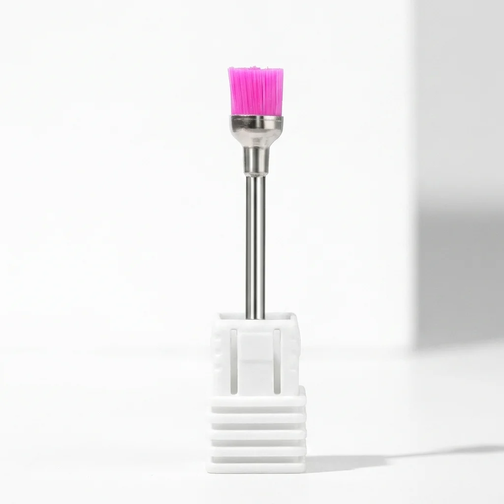 Nail Drill Bit Cleaning Brush Electric Nail File Dust Remover Milling Cutter Cleaner Polisher Nail Art Tool Accessories