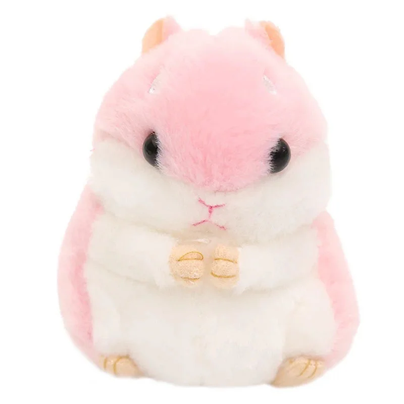 10 cm 40 stks Groothandel Leuke Hamster Pop Knuffel Cartoon Sleutelhanger Tas Kleine Hanger Gift Ragdoll Gift