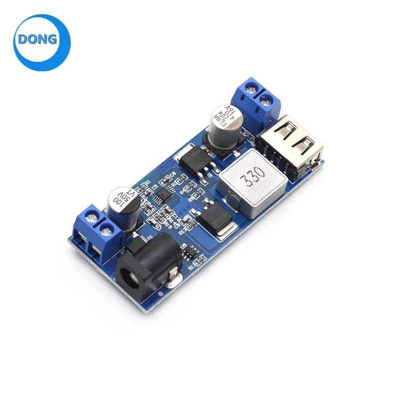 Convertitore Buck da 24V/12V a 5V USB cellulare DC-DC modulo Step-down LM2596S HCW-P715