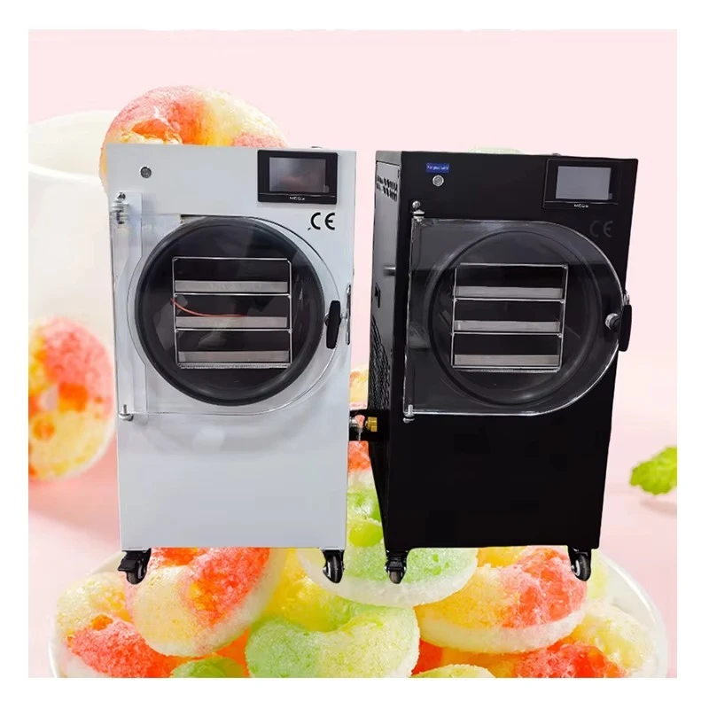 

Portable Freeze Dryer Machine 4-13 Lbs. Capacity 3-4 Trays 0.4m2 For Food Processing American Candy Popping Candy For Home Use