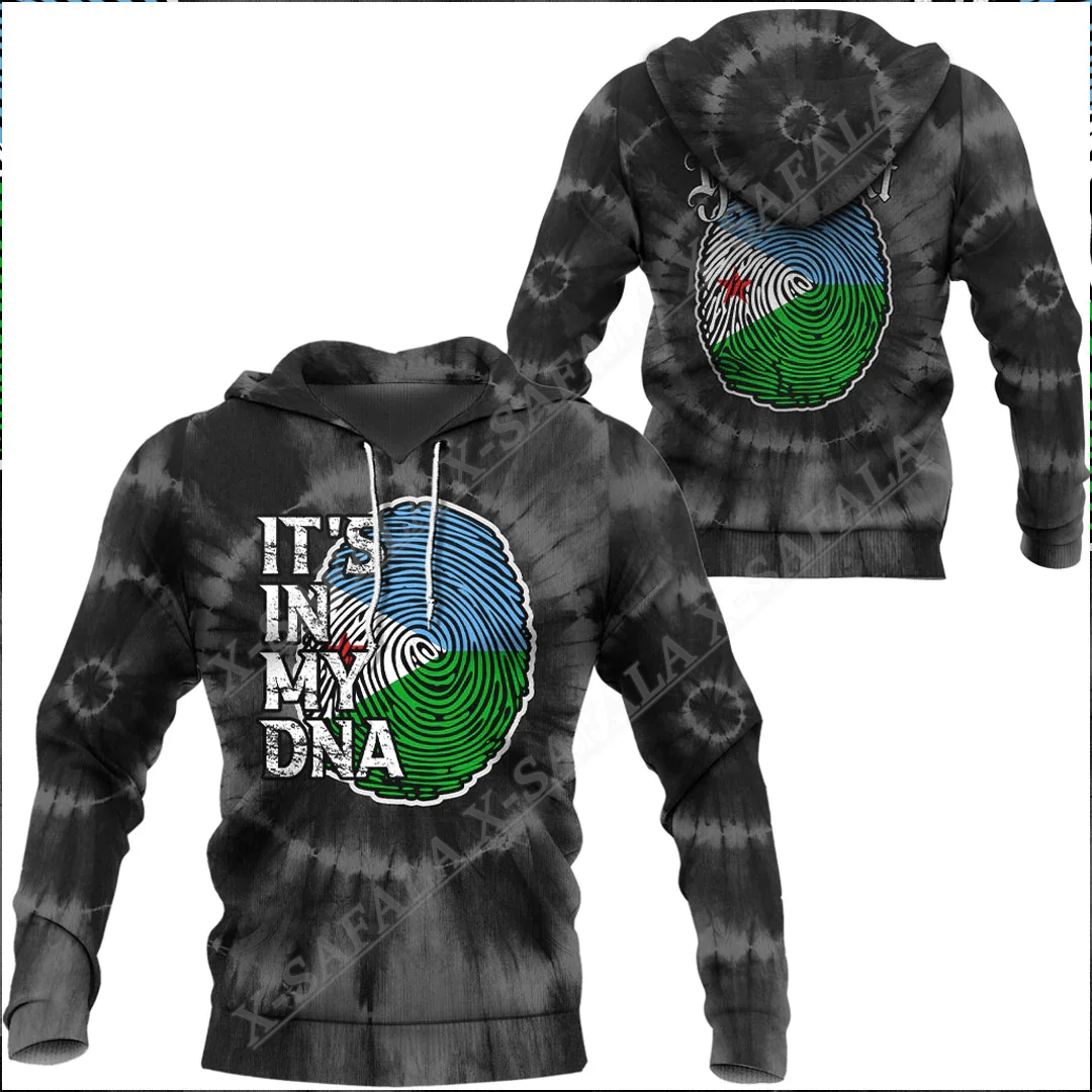 

Djibouti It's In My DNA National Day 3D Print Zipper Hoodie Men Sweatshirt Hooded Jersey Tracksuits Outwear Coat Casual