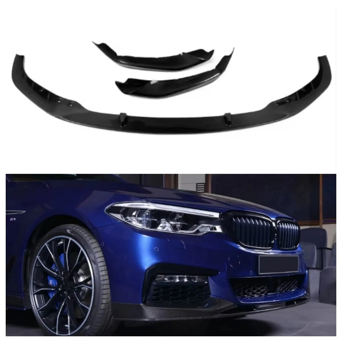 

G30 MP Style Carbon Fiber Front Lip - Lightweight & Durable
