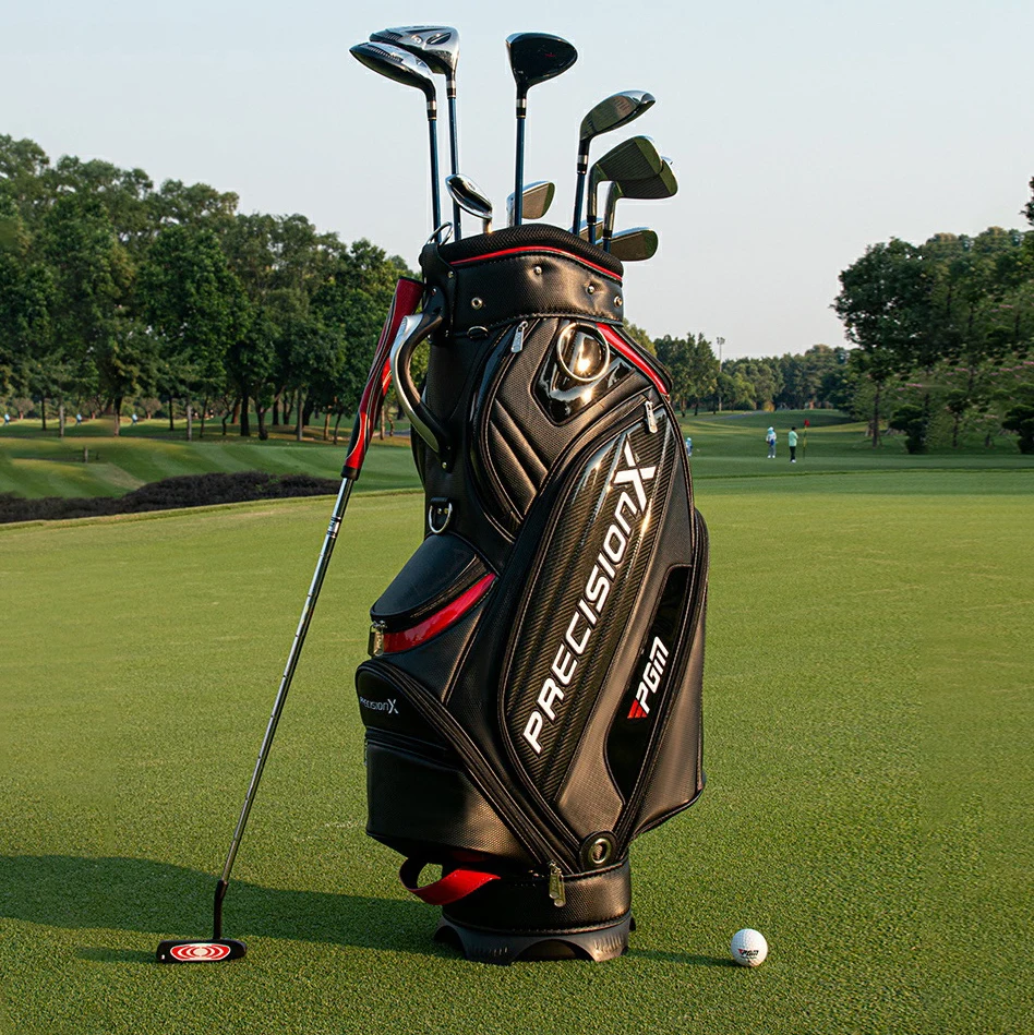 PGM Men WOMEN  Golf Bags PU Waterproof Large Capacity Standard Bag Hold 14 Golf Clubs QB034