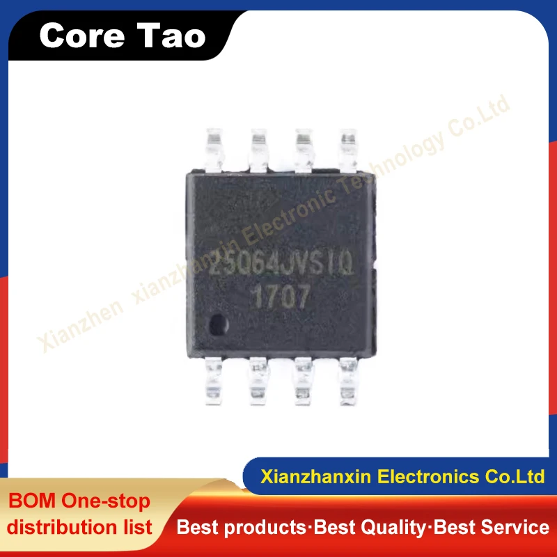 5pcs/lot  W25Q64JVSSIQ 25Q64JVSIQ SOIC-8 64Mbit SPI FLASHMemory chip in stock