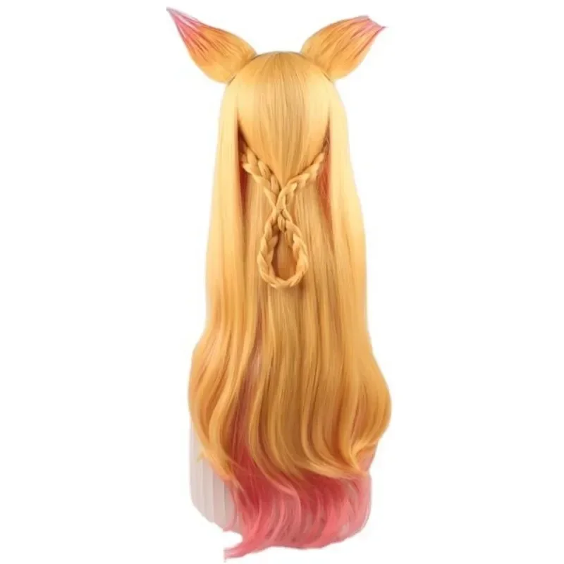 Game LoL Star Guardian Ahri The Nine-Tailed Fox Cosplay Costume Wig Anime Sexy Woman Top Skirt Hallowen Carnival Party Suit