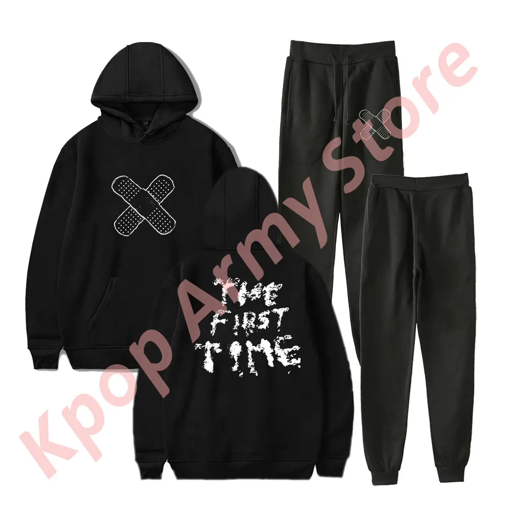 

The Kid Laroi The First Time Hoodies Set Tour Logo Merch Women Men Fashion Casual Sweatshirts