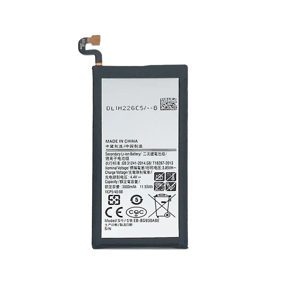 High Capacity Phone Battery For Samsung S7 G930 G930F G930FD G930W8 S7 Flat EB-BG930ABE Replacement Bateria Lithium Batteries