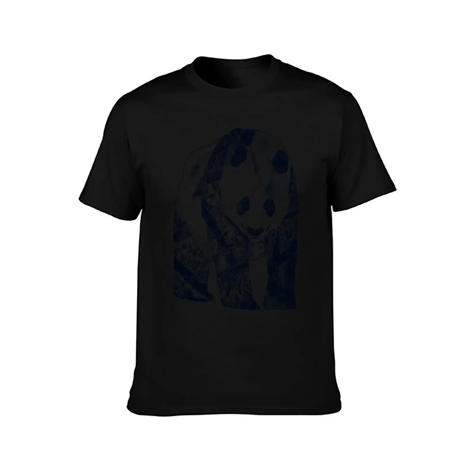 Tattooed Panda T-Shirt Standard Fit Solid Tee Shirt T-Shirt