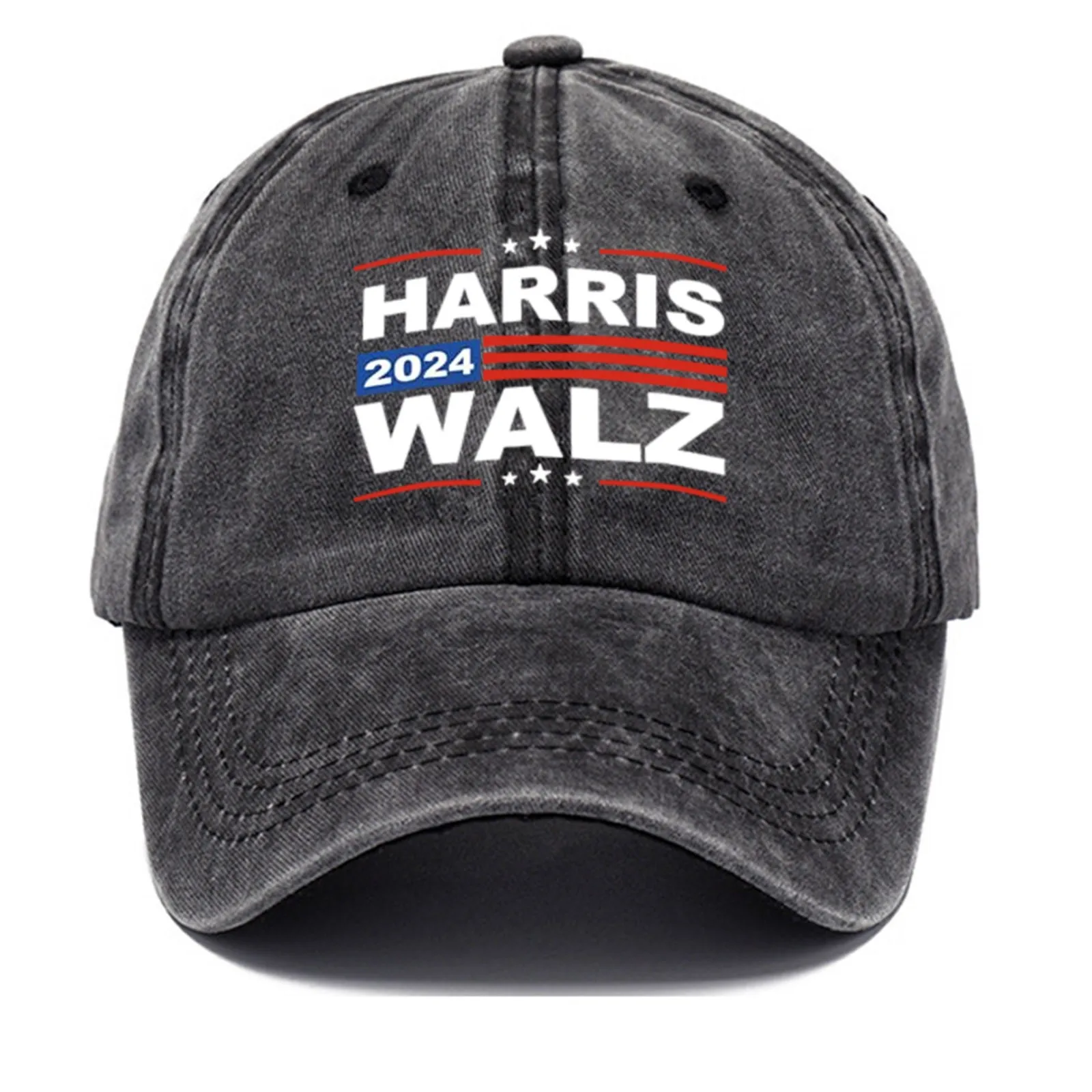 Back To School Sports Y2k Hats Washed Kamala Walz White Dudes For Harris Baseball Cap 2024 Presidential Campaign Unisex Hat