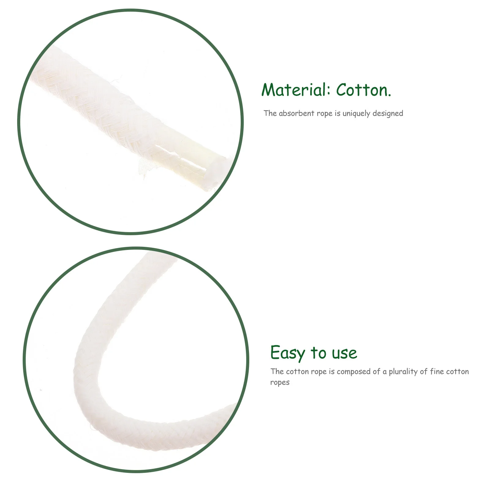 Cuerda de algodón de riego automático, cordón absorbente hidropónico, autorriego para plantas en macetas, suministros de riego de jardín