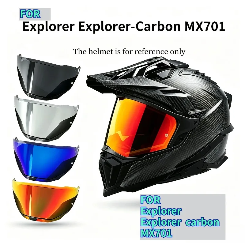 FOR LS2 Explorer Carbon Explorer MX701 Motorcycle Helmet Visor Motorcycle Off Road Vehicle Removable Sun Visor