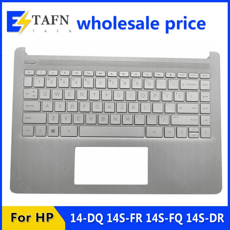 

New Original For HP 14-DQ 14S-FR 14S-FQ 14S-DR TPN-Q221 TPN-Q242 Laptop Palmrest Case Keyboard US English Version Upper Cover