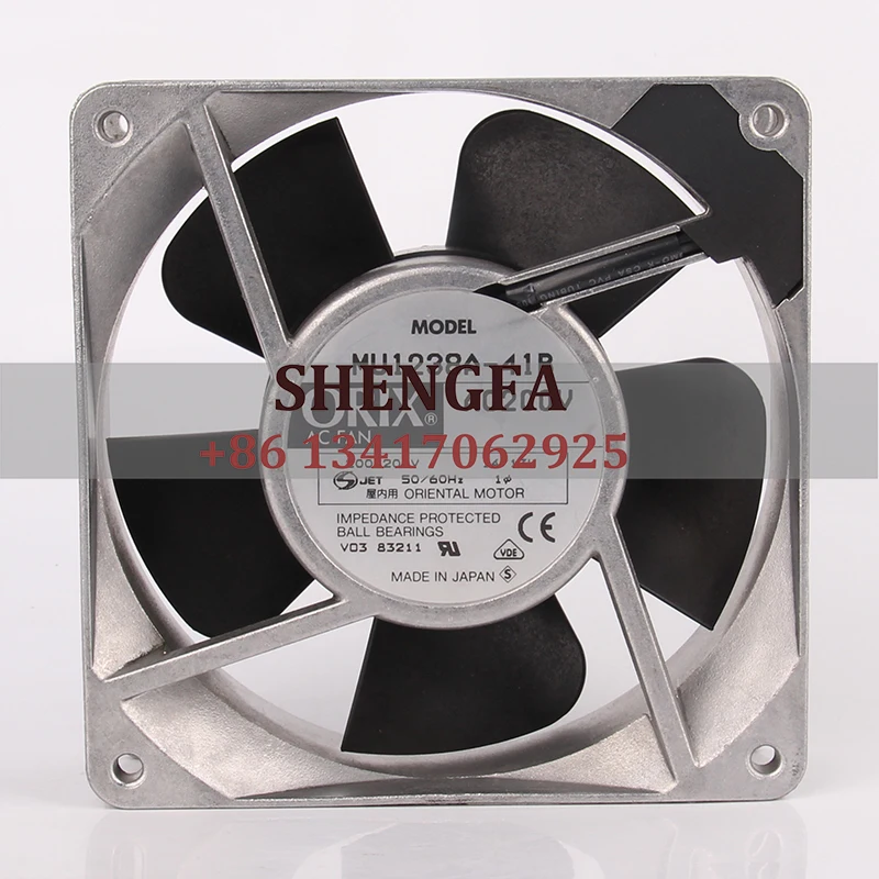 

ORIX MU1238A-41B Case Fan AC200V 14/13W 120x120x38MM 12CM 12038 Big Air Volume Double Ball Bearing Cooling Fan