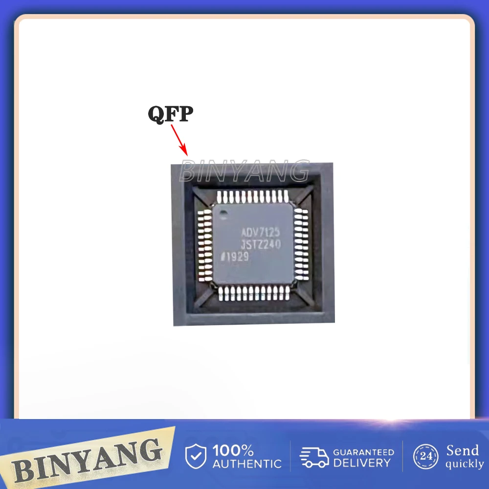 1PCS/lot  ADV7125JSTZ240 LQFP48 digital-to-analog converter chip  F81866 100% new imported original IC Chips Fast delivery