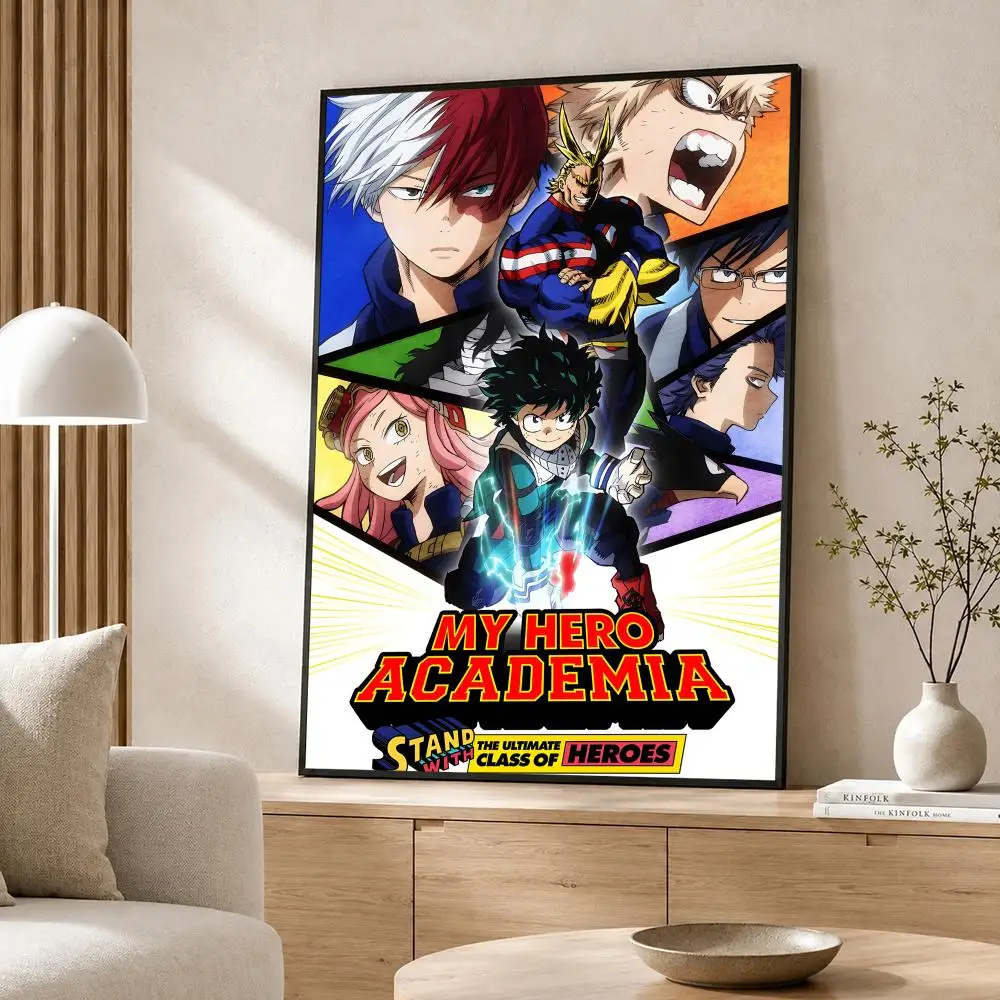 Anime My Hero Academia Poster Poster-Wandaufkleber, wasserfest, selbstklebend, HD-Kunst, Schlafzimmer, Bar, Dekoration – Detail 21