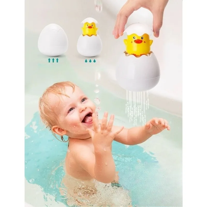 Baby Water Speelspeelgoed Badkamer Waternevel Ei Babybadje Douche Douche Multi Play Float Handtraining Puzzel Vroeg onderwijsspeelgoed