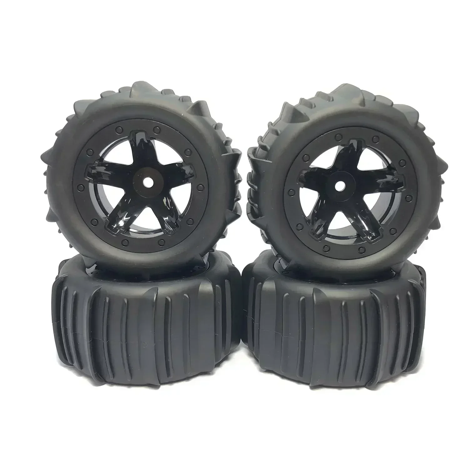 4Pcs 1/16 1/14 1/12 Snow Sand Tires Anti Slip Rubber Tyre for HBX MJX ZWN WPL Off-road Vehicle Smax 1625 Wltoys 144001 124018