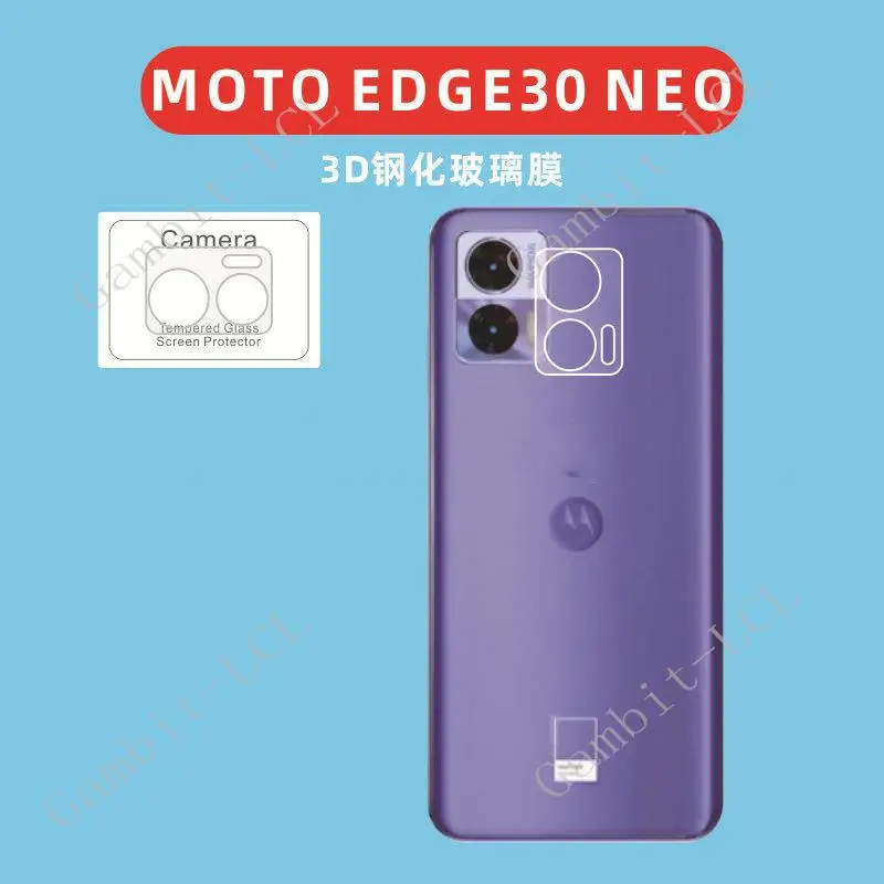 3D Camera Lens For Motorola Edge 30 Neo Tempered Glass Protective ON  Edge30Neo Edge30 Lite Edge30Lite Back Protector Cover Film