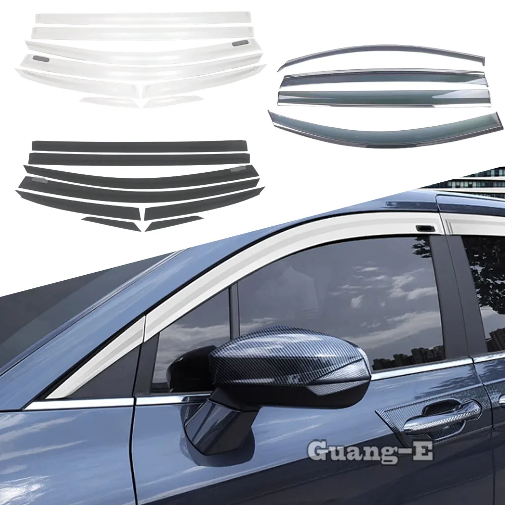 

For Hyundai Custo 2021 2022 2023 2024 Car Window Visor Sun Shade Rain Guard Decoration Cover Frame Auto Exterior Accessories