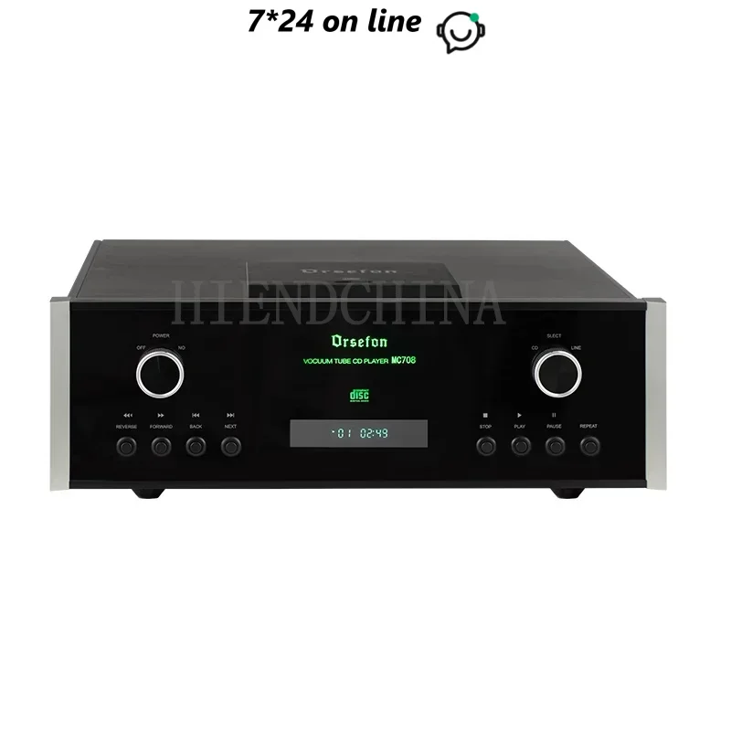 GL-006 Clone Mcintosh MC708 CD Player Pure Bile Vacuum Tube 12AX7 HIFI PCM1794 Lossless Dual Decoding RCA/XLR Output