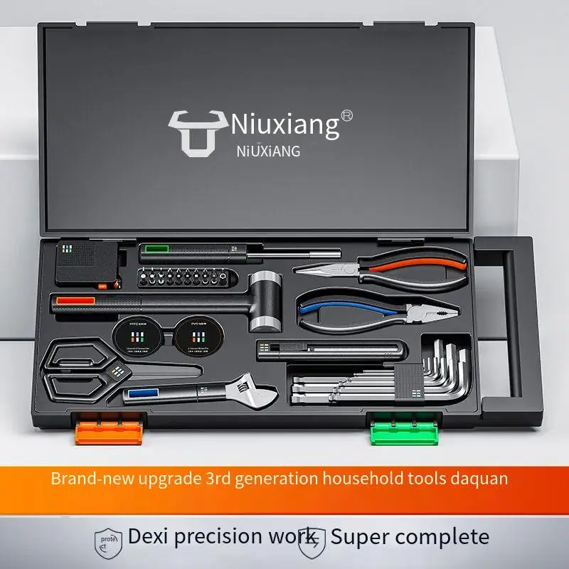 

Полный компактный многоцелевой набор домашних инструментов Viral — универсальный бытовой ремонтный набор «сделай сам»