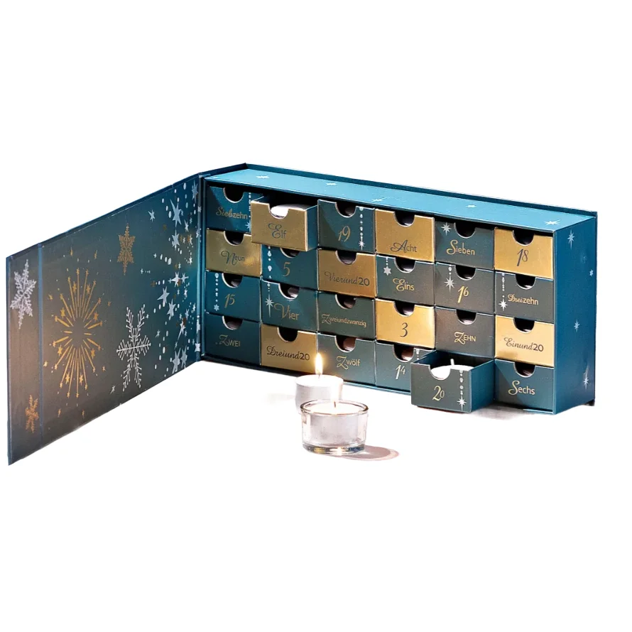 2025Christmas Blind Packaging Box 24 Days Advent Festival Calendar Blind Box Candle Wallet Paper Boxes - Image 4
