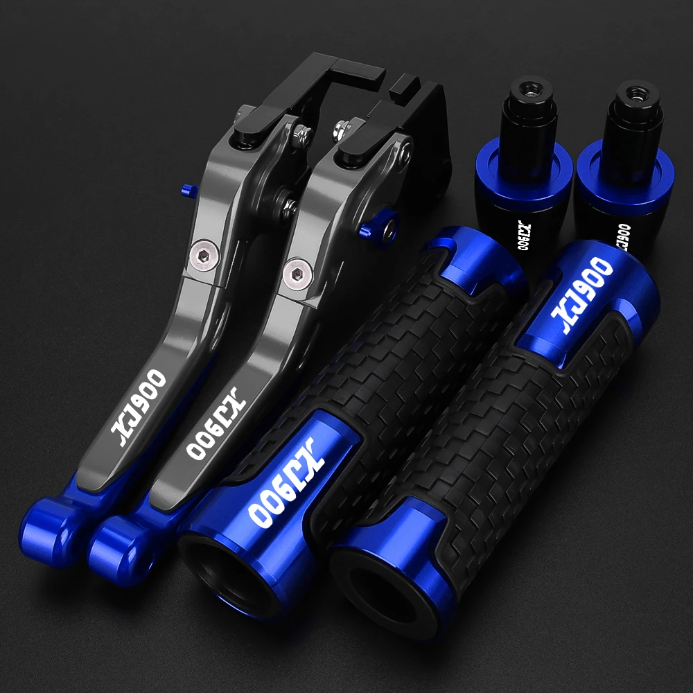 Motorcycle Aluminum Adjustable Brake Clutch Levers Handlebar Hand Gripss FOR YAMAHA XJ900 XJ 900 1996 1997 1998 1999 2000-2001